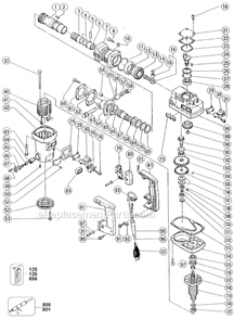 Part Location Diagram of 233300-00 Black and Decker Nameplate